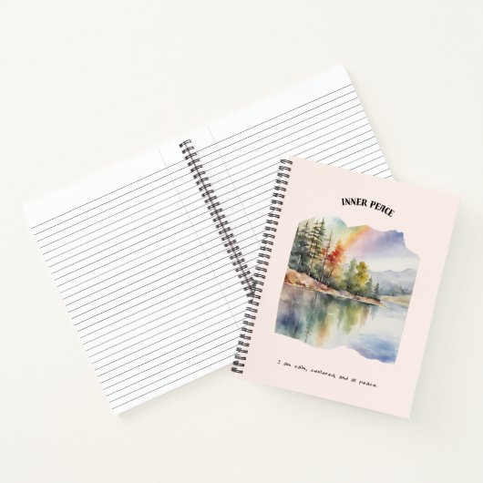 Innenfriedenswertes Affirmative Spiral Notebook Notizblock (Innenseite)