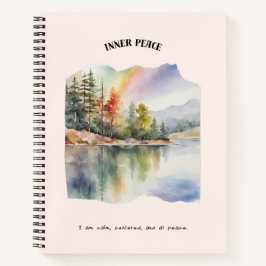 Innenfriedenswertes Affirmative Spiral Notebook Notizblock