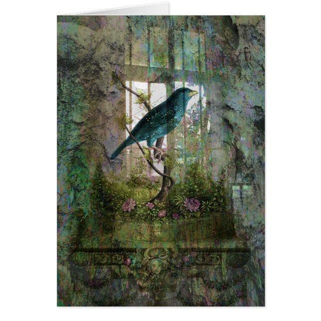 Innengarten mit Vogel (Vorne)