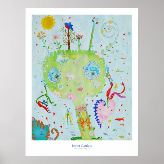 Innengarten Print Poster (Vorne)