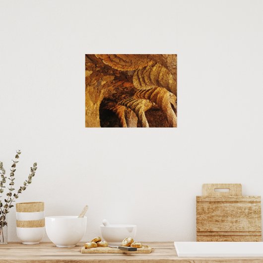 Innengewölbe (Stein) Poster (Küche)