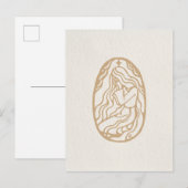 Innengöttin 1 Postkarte (Vorne/Hinten)