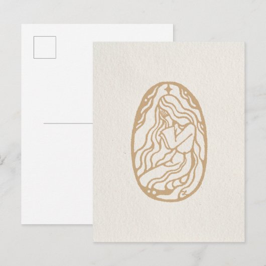 Innengöttin 1 Postkarte (Vorne/Hinten)