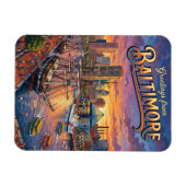Innenhafen, Baltimore USA Magnet (Horizontal)