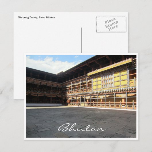 Innenhof Postkarte (Vorne/Hinten)