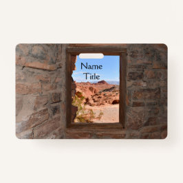 Innenkabine mit Aussicht auf das Feuertal Ausweis