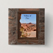 Innenkabine mit Aussicht auf das Feuertal Button (Vorderseite)