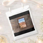 Innenkabine mit Aussicht auf das Feuertal Geschenktütchen (Ausgeschnitten)