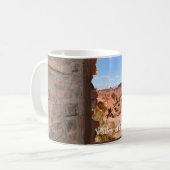 Innenkabine mit Aussicht auf das Feuertal Kaffeetasse (Vorderseite Links)