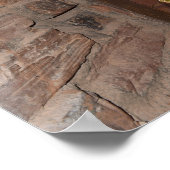 Innenkabine mit Aussicht auf das Feuertal Poster (Ecke)