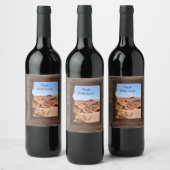 Innenkabine mit Aussicht auf das Feuertal Weinetikett (Flaschen)