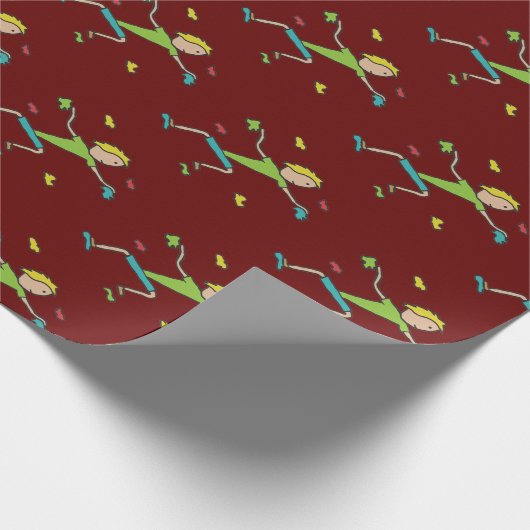 Innenklettern Geschenkpapier (Ecke)