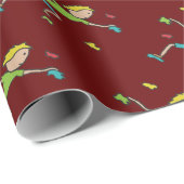 Innenklettern Geschenkpapier (Rolleneckpunkt)