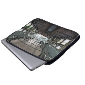 Innenlaptophülse des Retro Busses Laptopschutzhülle (Vorne Knopf)