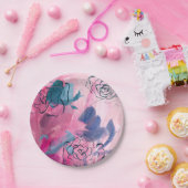 Innenmusik - Blumenkizze Pappteller (Party)