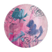 Innenmusik - Blumenkizze Schneidebrett (Vorderseite)