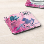 Innenmusik - Blumenskizze Getränkeuntersetzer (Linke Seite)