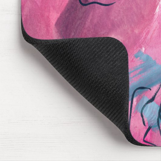 Innenmusik - Blumenskizze Mousepad (Ecke)