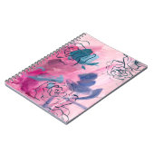 Innenmusik - Blumenskizze Notizblock (Linke Seite)