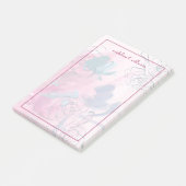 Innenmusik - Blumenskizze Post-it Klebezettel (angewinkelt)