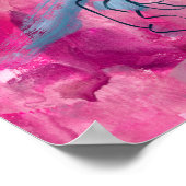 Innenmusik - Blumenskizze Poster (Ecke)