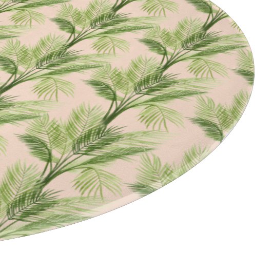 Innenoase | Baumstruktur Muster Schneidebrett (Ecke)