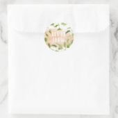 Innenoase | GELASSEN Runder Aufkleber (Tasche)