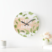 Innenoase | ließ es wachsen große wanduhr (Zuhause)