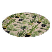 Innenoase | Pflanze Lineup Muster Schneidebrett (Ecke)