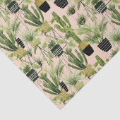 Innenoase | Pflanze Lineup Muster Seidenpapier (Ausschnitt)