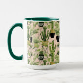 Innenoase | Pflanze Lineup Muster Tasse (Links)