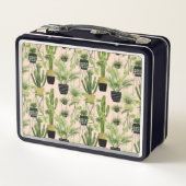 InnenPflanzen-Anordnungs-Muster der oasen-| Metall Brotdose (Rückseite)