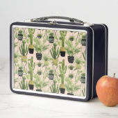 InnenPflanzen-Anordnungs-Muster der oasen-| Metall Brotdose (Beispiel)