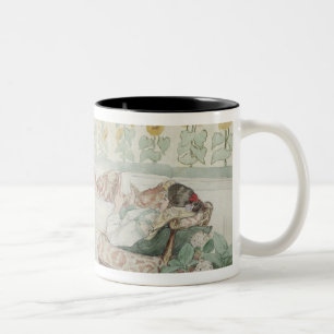Innenraum, 1898 zweifarbige tasse