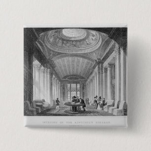 Innenraum der Bibliothek des Anwalts, Edinburgh Button