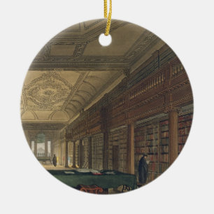 Innenraum der Bibliothek von Christus-Kirche, Keramikornament