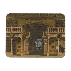 Innenraum der Bodleian Bibliothek, Illustration Magnet