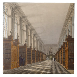Innenraum der Dreiheits-Uni-Bibliothek, Cambridge, Fliese