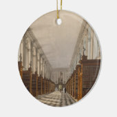 Innenraum der Dreiheits-Uni-Bibliothek, Cambridge, Keramikornament (Links)