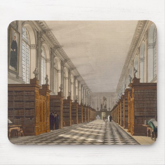 Innenraum der Dreiheits-Uni-Bibliothek, Cambridge, Mousepad (Vorne)