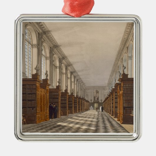 Innenraum der Dreiheits-Uni-Bibliothek, Cambridge, Ornament Aus Metall (Vorne)