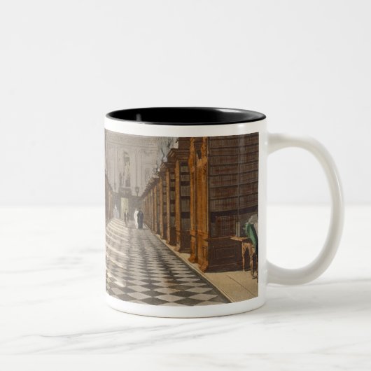 Innenraum der Dreiheits-Uni-Bibliothek, Cambridge, Zweifarbige Tasse (Rechts)