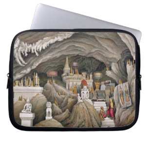 Innenraum der Grotte von Nam Hou, Laos, von 'Atl Laptopschutzhülle