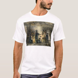 Innenraum der Hütte eines Grubenarbeiters T-Shirt