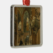 Innenraum der Kirche von Sankt Nikolaus, Berlin Silbernes Ornament (Rechts)