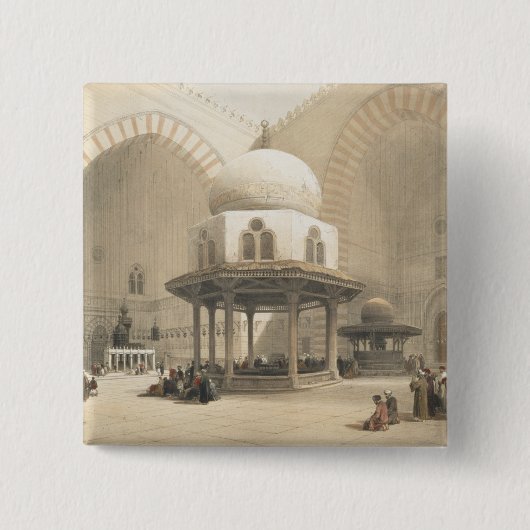 Innenraum der Moschee des Sultans-EL Ghoree, Ca Button (Vorderseite)