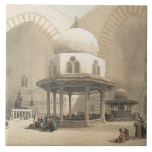 Innenraum der Moschee des Sultans-EL Ghoree, Ca Fliese
