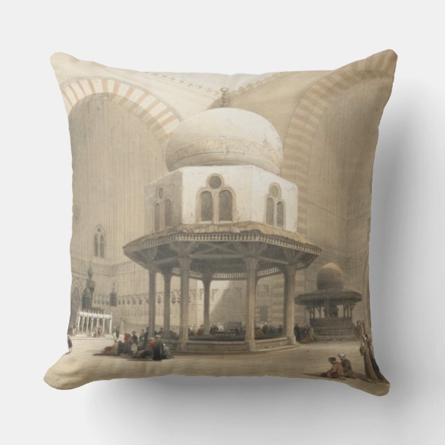 Innenraum der Moschee des Sultans-EL Ghoree, Ca Kissen (Vorderseite)