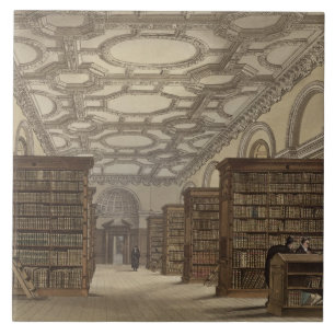 Innenraum der öffentlichen Bibliothek, Cambridge, Fliese