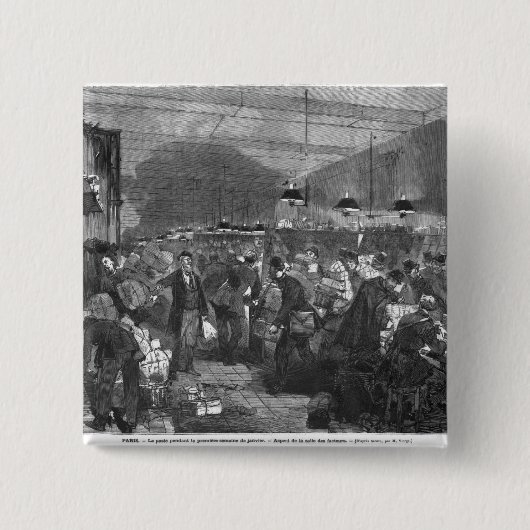Innenraum der Paris-Post Button (Vorderseite)
